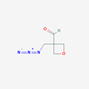 3-(Azidomethyl)oxetane-3-carbaldehyde