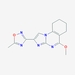 molecular formula C14H15N5O2 B027135 Taniplon CAS No. 106073-01-2