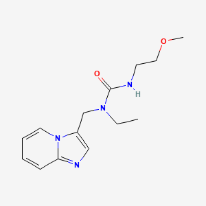 1-Ethyl-1-(imidazo[1,2-a]pyridin-3-ylmethyl)-3-(2-methoxyethyl)urea