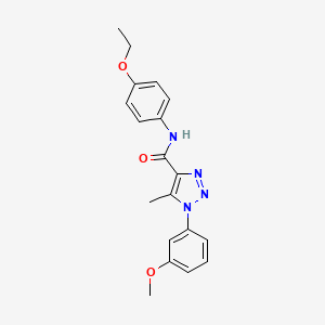 N-(4-ethoxyphenyl)-1-(3-methoxyphenyl)-5-methyl-1H-1,2,3-triazole-4-carboxamide