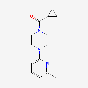 1-Cyclopropanecarbonyl-4-(6-methylpyridin-2-yl)piperazine