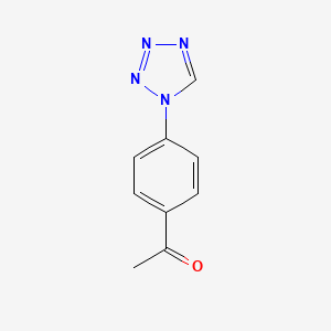 1-[4-(1H-tetrazol-1-yl)phenyl]ethanone
