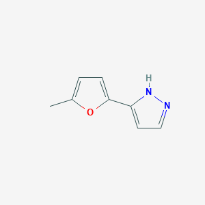 5-(5-methylfuran-2-yl)-1H-pyrazole