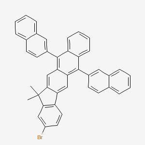2-Bromo-13,13-dimethyl-6,11-di(naphthalen-2-yl)-13h-indeno[1,2-b]anthracene