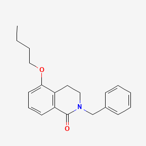 molecular formula C20H23NO2 B2713636 2-Benzyl-5-butoxy-3,4-dihydroisoquinolin-1-one CAS No. 850905-29-2