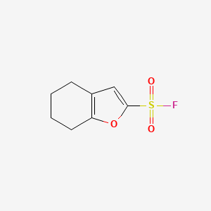 molecular formula C8H9FO3S B2713699 4,5,6,7-Tetrahydro-1-benzofuran-2-sulfonyl fluoride CAS No. 2138429-02-2