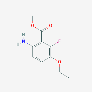 molecular formula C10H12FNO3 B2713704 Methyl 6-amino-3-ethoxy-2-fluorobenzoate CAS No. 1179133-84-6