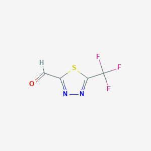 5-(Trifluoromethyl)-1,3,4-thiadiazole-2-carbaldehyde