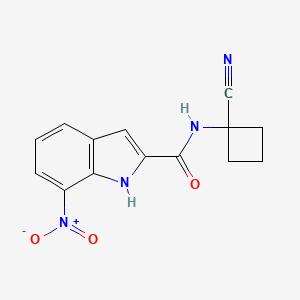 N-(1-cyanocyclobutyl)-7-nitro-1H-indole-2-carboxamide
