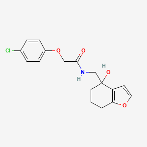 2-(4-chlorophenoxy)-N-((4-hydroxy-4,5,6,7-tetrahydrobenzofuran-4-yl)methyl)acetamide