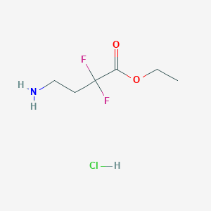 B2713773 Ethyl 4-amino-2,2-difluorobutanoate HCl CAS No. 2243512-15-2