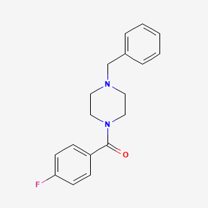 molecular formula C18H19FN2O B2713797 4-Fluorophenyl 4-benzylpiperazinyl ketone CAS No. 289475-97-4