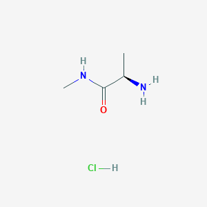 molecular formula C4H11ClN2O B2713811 D-Alanine methylamide HCl CAS No. 61302-99-6