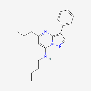N-butyl-3-phenyl-5-propylpyrazolo[1,5-a]pyrimidin-7-amine