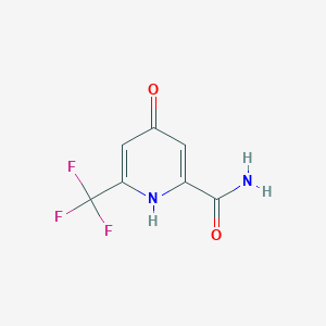 molecular formula C7H5F3N2O2 B2713880 4-Hydroxy-6-(trifluoromethyl)picolinamide CAS No. 924871-44-3