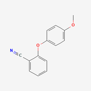molecular formula C14H11NO2 B2713902 2-(4-Methoxyphenoxy)benzonitrile CAS No. 171771-88-3