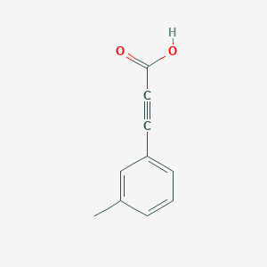 molecular formula C10H8O2 B2713938 3-(3-Methylphenyl)prop-2-ynoic acid CAS No. 29835-27-6