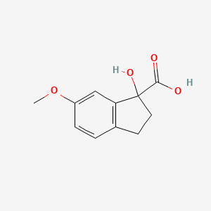1-Hydroxy-6-methoxyindane-1-carboxylic acid