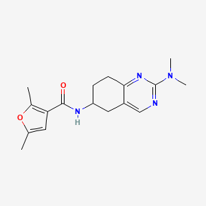 molecular formula C17H22N4O2 B2713964 N-[2-(dimethylamino)-5,6,7,8-tetrahydroquinazolin-6-yl]-2,5-dimethylfuran-3-carboxamide CAS No. 2097892-33-4