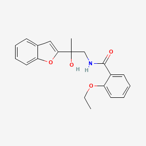 molecular formula C20H21NO4 B2714035 N-[2-(1-benzofuran-2-yl)-2-hydroxypropyl]-2-ethoxybenzamide CAS No. 2034545-41-8