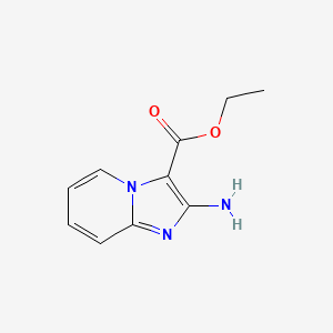 molecular formula C10H11N3O2 B2714047 Ethyl 2-aminoimidazo[1,2-a]pyridine-3-carboxylate CAS No. 221893-57-8