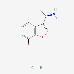 (R)-1-(7-Fluorobenzofuran-3-yl)ethan-1-amine hydrochloride