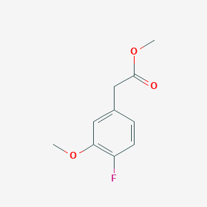 molecular formula C10H11FO3 B2714122 Methyl 4-fluoro-3-methoxyphenylacetate CAS No. 1427397-59-8