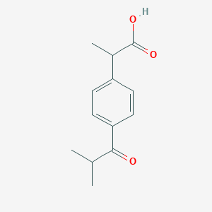 molecular formula C13H16O3 B027142 1-Oxo Ibuprofen CAS No. 65813-55-0