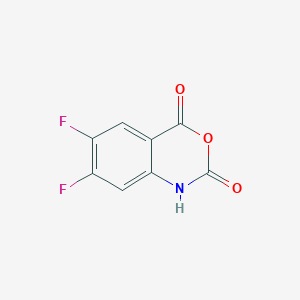 molecular formula C8H3F2NO3 B2714250 6,7-difluoro-2H-3,1-benzoxazine-2,4(1H)-dione CAS No. 97927-59-8