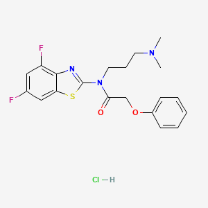N-(4,6-difluorobenzo[d]thiazol-2-yl)-N-(3-(dimethylamino)propyl)-2-phenoxyacetamide hydrochloride