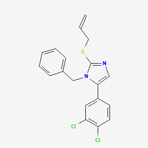 2-(allylthio)-1-benzyl-5-(3,4-dichlorophenyl)-1H-imidazole