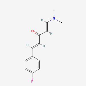 (1E,4E)-1-(dimethylamino)-5-(4-fluorophenyl)penta-1,4-dien-3-one