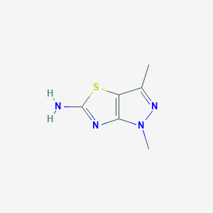 1,3-dimethyl-1H,2H,5H-pyrazolo[3,4-d][1,3]thiazol-5-imine