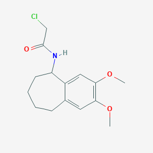 2-Chloro-N-(2,3-dimethoxy-6,7,8,9-tetrahydro-5H-benzo[7]annulen-5-yl)acetamide