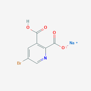 Sodium 5-bromo-3-carboxypyridine-2-carboxylate
