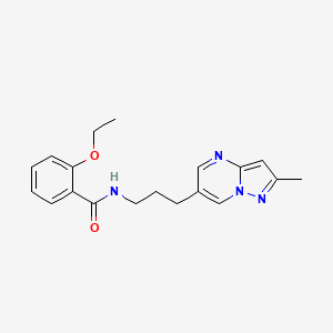 2-ethoxy-N-(3-(2-methylpyrazolo[1,5-a]pyrimidin-6-yl)propyl)benzamide