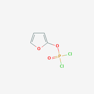 molecular formula C4H3Cl2O3P B027145 Furan-2-yl phosphorodichloridate CAS No. 105262-70-2