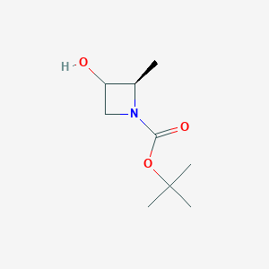 tert-butyl (2R)-3-hydroxy-2-methylazetidine-1-carboxylate