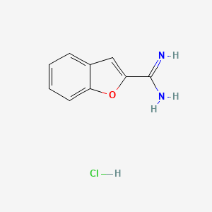 1-Benzofuran-2-carboximidamide hydrochloride