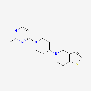 5-[1-(2-Methylpyrimidin-4-yl)piperidin-4-yl]-6,7-dihydro-4H-thieno[3,2-c]pyridine