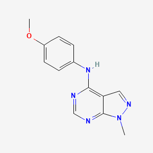 N-(4-methoxyphenyl)-1-methylpyrazolo[3,4-d]pyrimidin-4-amine