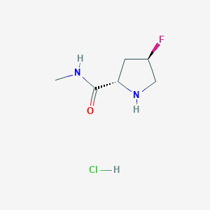 (2S,4R)-4-fluoro-N-methylpyrrolidine-2-carboxamide hydrochloride