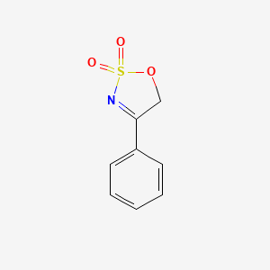 molecular formula C8H7NO3S B2714681 4-Phenyl-5H-1,2,3-oxathiazole 2,2-dioxide CAS No. 1025506-03-9