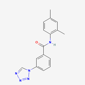 molecular formula C16H15N5O B2714828 N-(2,4-dimethylphenyl)-3-(1H-1,2,3,4-tetrazol-1-yl)benzamide CAS No. 484039-43-2