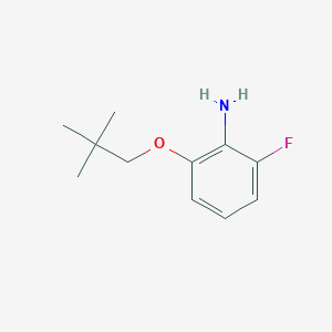 molecular formula C11H16FNO B2714952 2-Fluoro-6-(neopentyloxy)aniline CAS No. 1233955-46-8