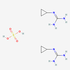 Bis(2-cyclopropylguanidine); sulfuric acid