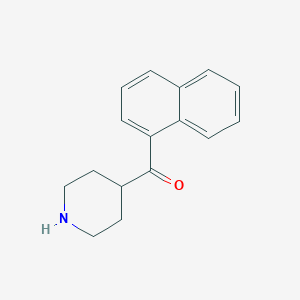 molecular formula C16H17NO B2715016 4-(Naphthalene-1-carbonyl)piperidine CAS No. 118412-65-0