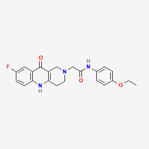 N-(4-ethoxyphenyl)-2-(8-fluoro-10-oxo-3,4-dihydrobenzo[b][1,6]naphthyridin-2(1H,5H,10H)-yl)acetamide