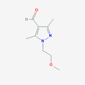 1-(2-Methoxyethyl)-3,5-dimethylpyrazole-4-carbaldehyde