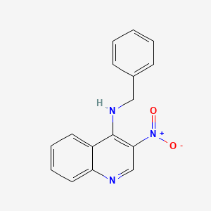 molecular formula C15H11N3O2 B2715045 N-benzyl-3-nitroquinolin-4-amine CAS No. 99009-93-5